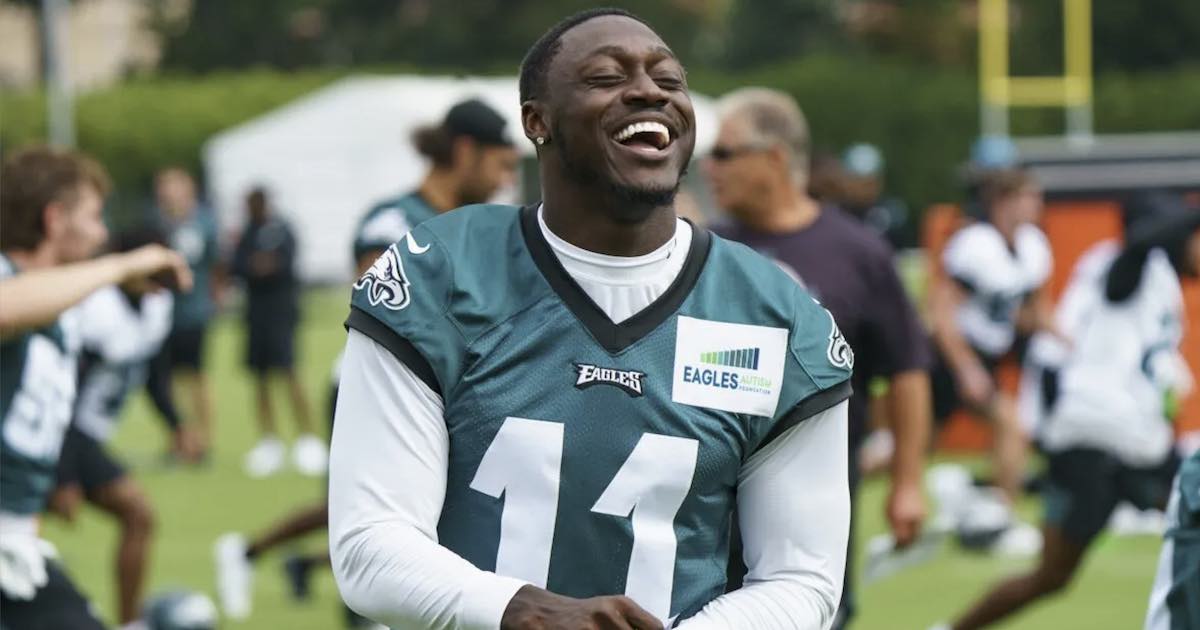 Philadelphia Eagles Say AJ Brown Is Fittest Man on the Team